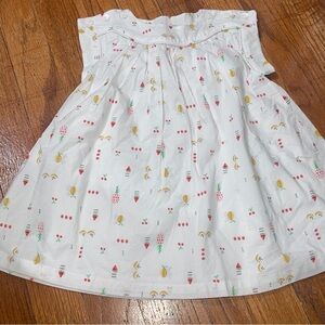 Cyrillus Paris French Baby Girl Fruit Print Dress 9M European Summer Dress